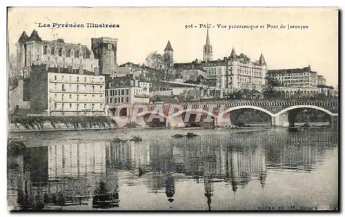 Ansichtskarte AK Pau Vue Panoramique et Pont de Jurancon