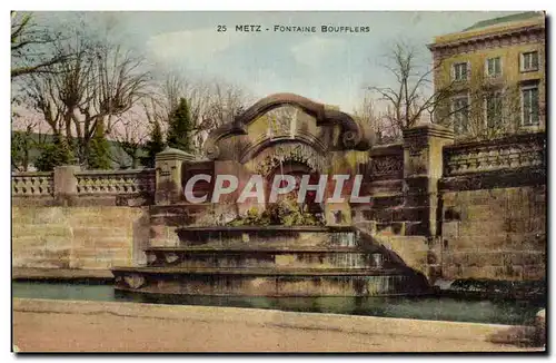 Cartes postales Metz Fontaine Boufflers