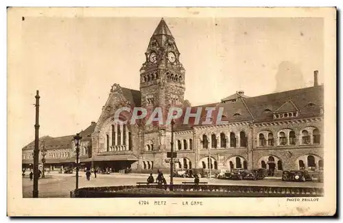 Cartes postales Metz La Gare
