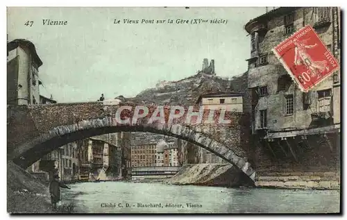 Cartes postales Vienne Le Vieux Pont Sur La Gare