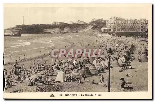 Cartes postales Biarritz La Grande Plage