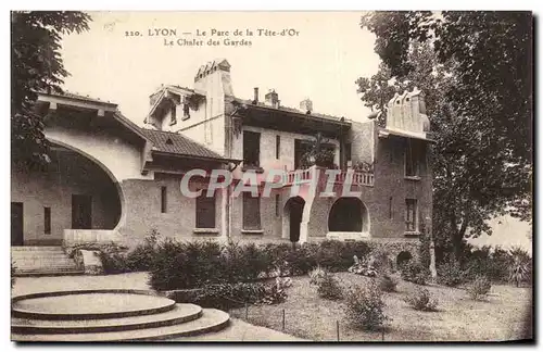 Cartes postales Lyon La Parc de la Tete d&#39or Le Chalet des Gardes