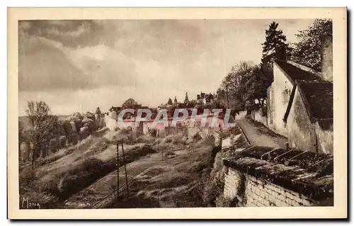 Cartes postales Langres Les remparts vus de la porte Henri IV