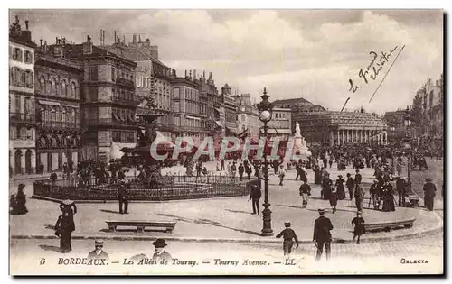 Cartes postales Bordeaux Les Allees de Tourny