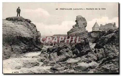 Cartes postales Prefailles Rochers de la Cote