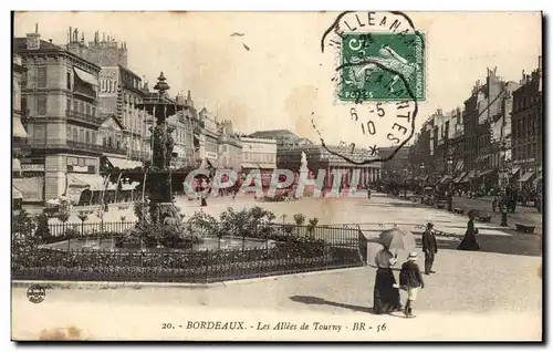 Cartes postales Bordeaux Les Allees de Tourny