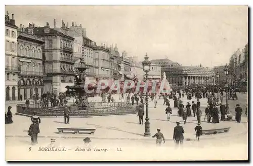 Cartes postales Bordeaux Allees de Tourny