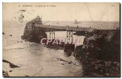 Cartes postales Biarritz Le Pont de la Vierge