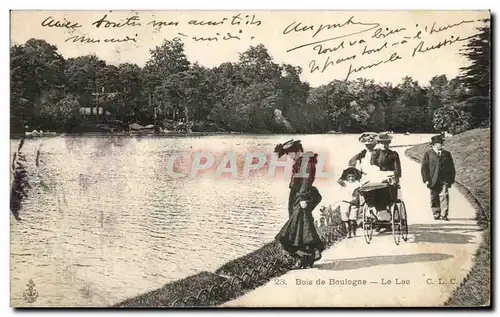 Cartes postales Bois de Boulogne Le Lac