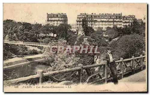 Cartes postales Paris Les Buttes Chaumont