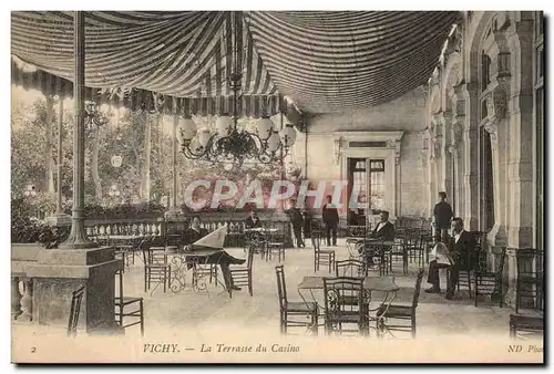 Cartes postales Vichy La Terrasse du Casino