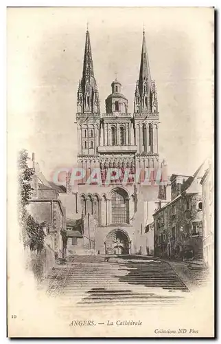 Cartes postales Angers La Cathedrale