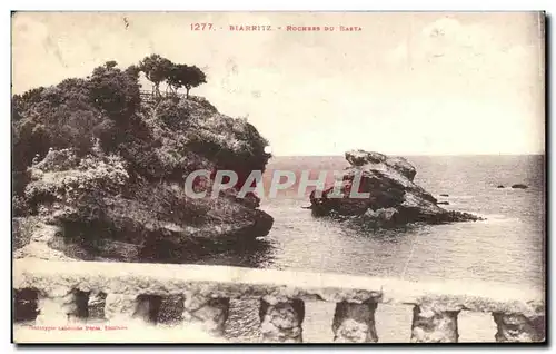 Cartes postales Biarritz Rochers du Basta