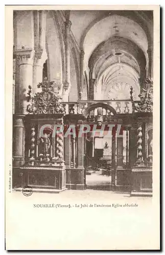 Cartes postales Nouaille Le Jube de l&#39ancienne Eglise abbatiale