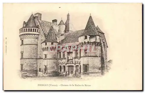 Cartes postales Princay Chateau de la Roche du Maine