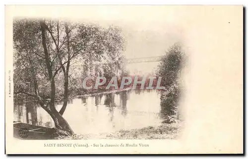 Cartes postales St Benoit Sur la Chaussee de Moulin Veron