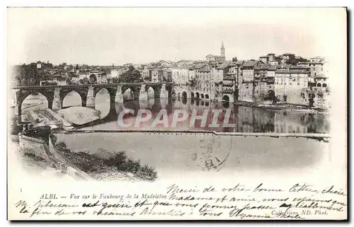 Cartes postales Albi Vue sur le Faubourg de la Madeleine