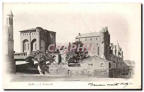 Cartes postales Albi L'Archeveche