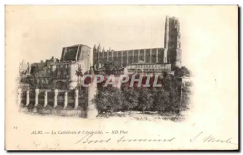 Cartes postales Albi La Cathedrale et L'Archeveche