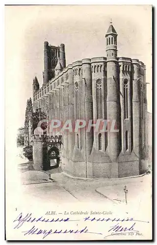 Cartes postales Albi La Cathedrale Sainte Cecile
