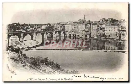 Cartes postales Albi Vue sur le Faubourg de la Madeleine