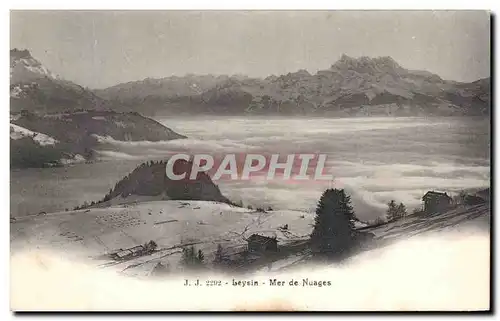 Cartes postales Leysin Mer de Nuages