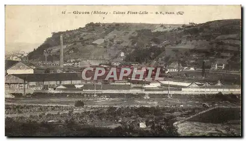 Cartes postales Givors Usines Fives Lille