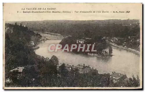 Ansichtskarte AK La Vallee De La Saone Saint Rambert I&#39Ile Barbe Vue d&#39ensemble de I&#39lle Barbe