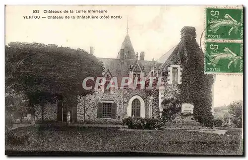 Cartes postales Chateau de La Loire Inferieure Vertou Chateau de la Chatelliere