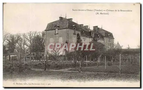 Ansichtskarte AK Saint Andre D&#39Ornay Chateau de la Brossardiere Merland