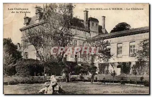 Ansichtskarte AK La Vendee Pittoresque St Michel en L&#39Herm Le Chateau