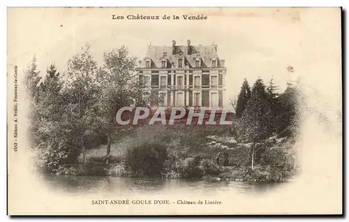 Ansichtskarte AK Les Chateaux de la Vendee Saint Andre D&#39ole Chateau de Liniere