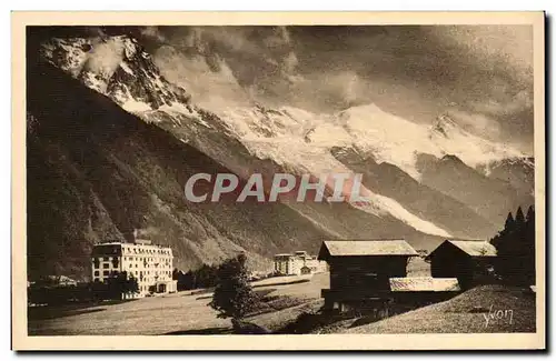 Cartes postales Chamonix Mont Blanc La Massif du Mont Blanc