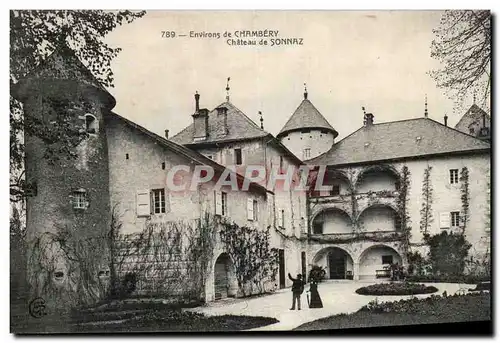 Cartes postales Environs de Chambery Chateau de Sonnaz