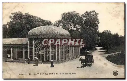 Cartes postales Vosges Martigny les Bains Pavillon des Sources