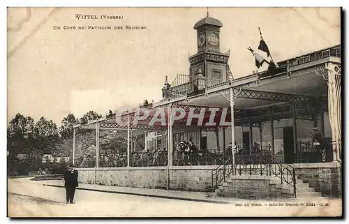 Cartes postales Vittel Un Cote du Pavillon des Sources