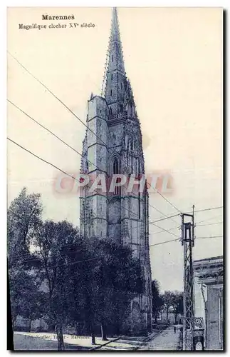 Cartes postales Marennes Magnifique clocher