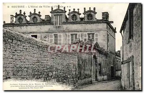 Cartes postales Soubise L&#39Hotel de Ville et L&#39Ecole