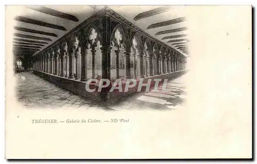 Cartes postales Treguier Galerie du Cloitre