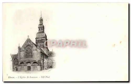 Cartes postales Dinan L&#39Eglise St Sauveur