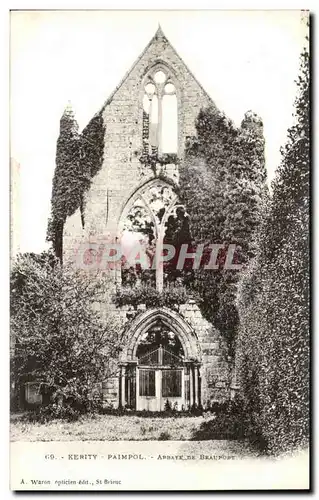 Cartes postales Kerity Paimpol Abbaye de Beauport