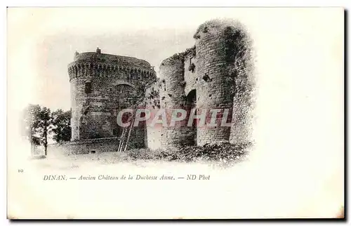 Cartes postales Dinan Ancien Chateau de la Duchesse Anne