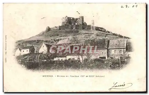 Cartes postales Murols Ruines Du Chateau