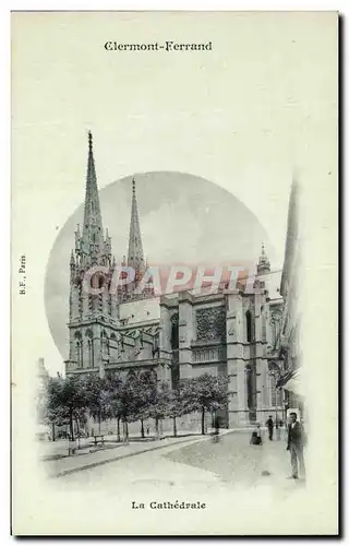 Cartes postales Clermont Ferrand la Cathedrale