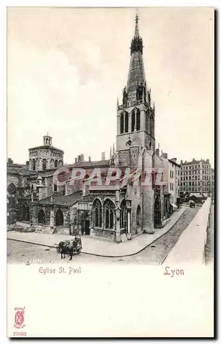 Cartes postales Eglise St Paul Lyon