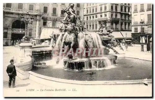 Ansichtskarte AK Lyon la Fontaine Bartoldi