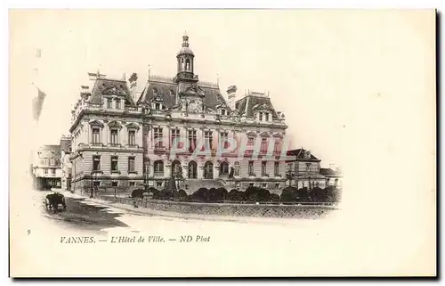 Cartes postales Vannes L&#39Hotel de Ville