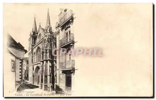 Cartes postales Vannes La Cathedrale St Pierre