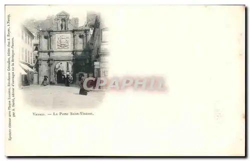 Cartes postales Vannes La Porte Saint Vincent