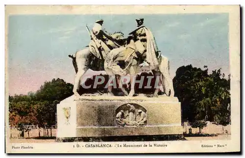 Ansichtskarte AK Casablanca Le Monument de la Victoire Militaria